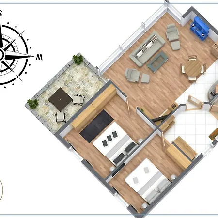 아파트 Haus Strandoase 27 *